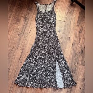 American Eagle Outfitters Black and White Floral Dress SZ XS